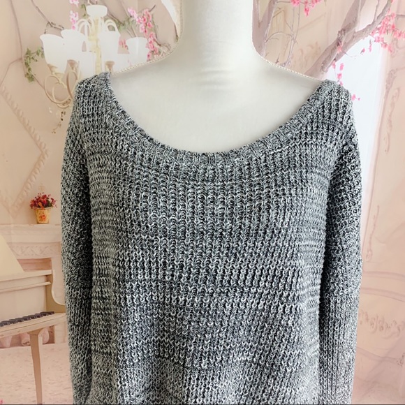 Victoria Secret Gray Knit Chunky Sweater - Picture 2 of 10